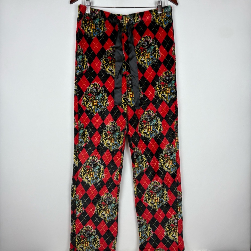 Harry‎ Potter Fleece Argyle Print Pajama Pants
